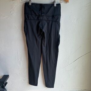 NILS Women’s Black Ski Base Layer Pants Cropped Fit for Boots‎ Sz XS